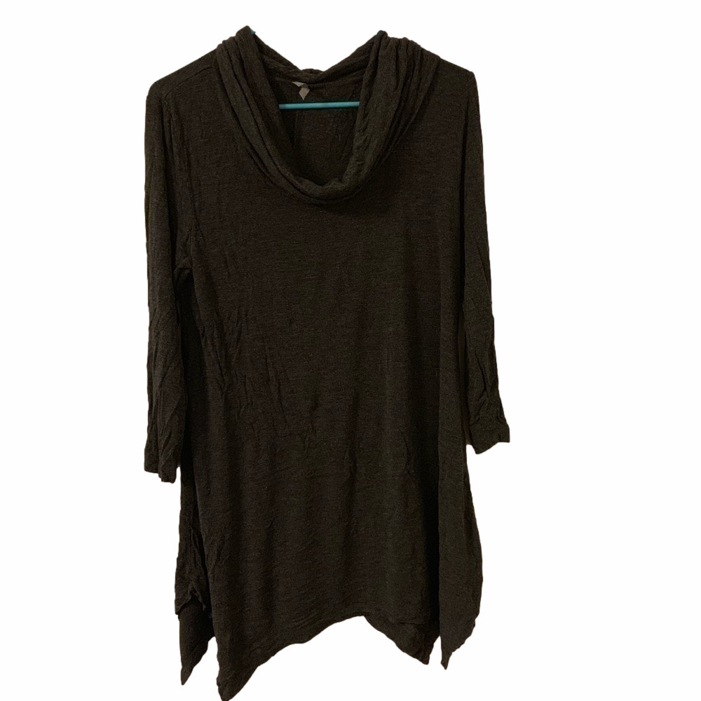 Vanity Gray Blouse Size Medium